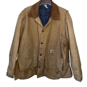 Vintage 1989 100 Years CARHARTT Blanket Lined
Chore Coat Jacket Size XXXL